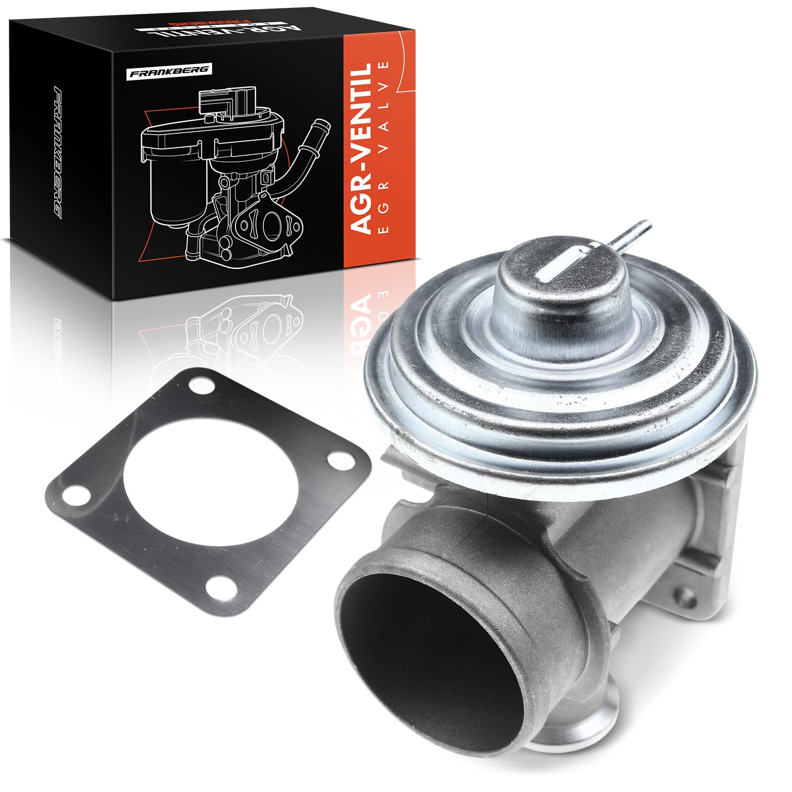 Frankberg Valvola EGR (valvola di ricircolo dei gas di scarico) | 11717804378, Compatibile con: Serie 3 E46, X5 E53, Serie 3 Cabrio E46, Serie 7 E65 E66 E67, Serie 3 Coupé E46, Serie 5 E39