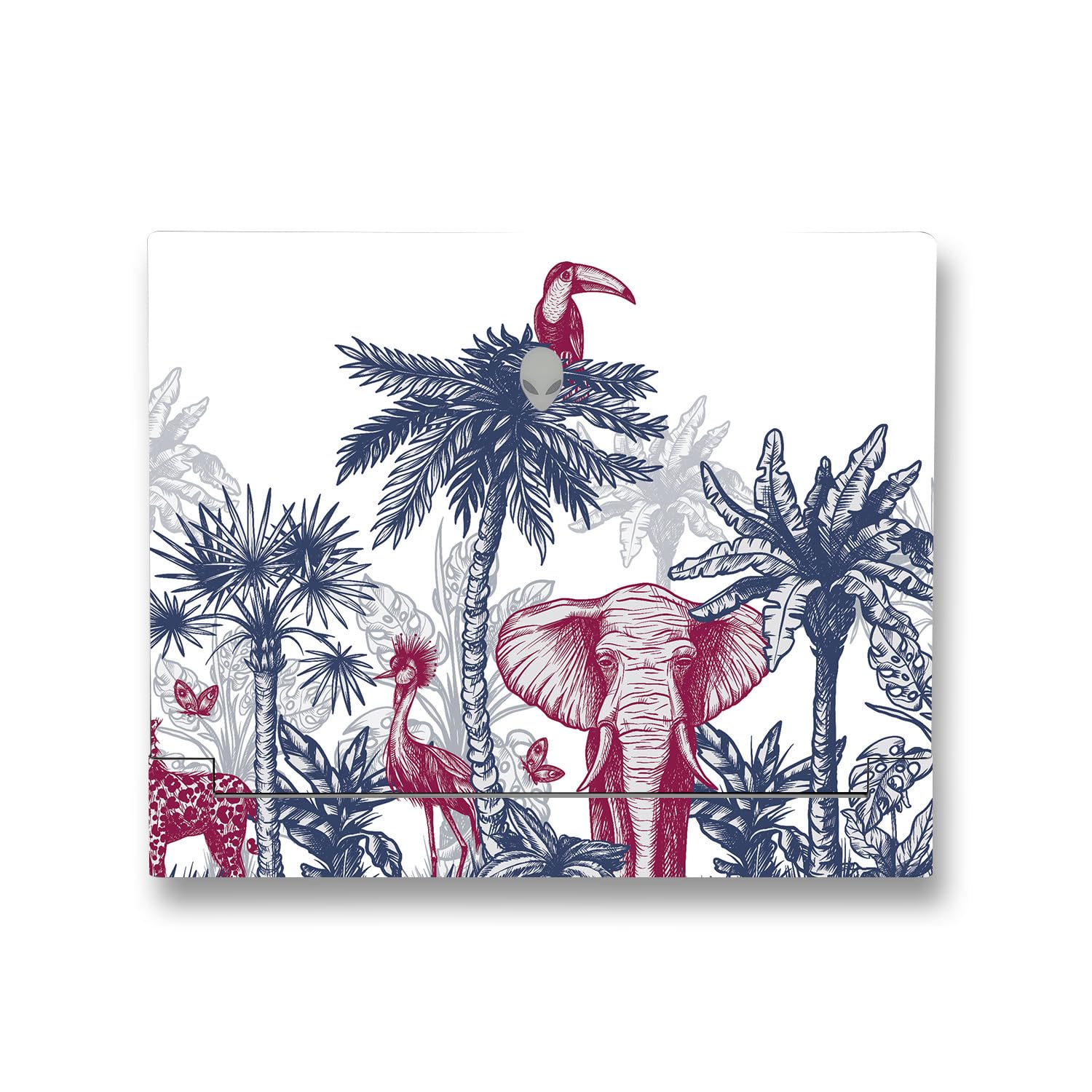 MightySkins Skin Compatible with Alienware X14 R2 (2023) Full Wrap Kit - Tropical Jungle | Protective, Durable, and Unique Vinyl Decal wrap Cover | Easy to Apply &amp; Change Styles | Made in The USA