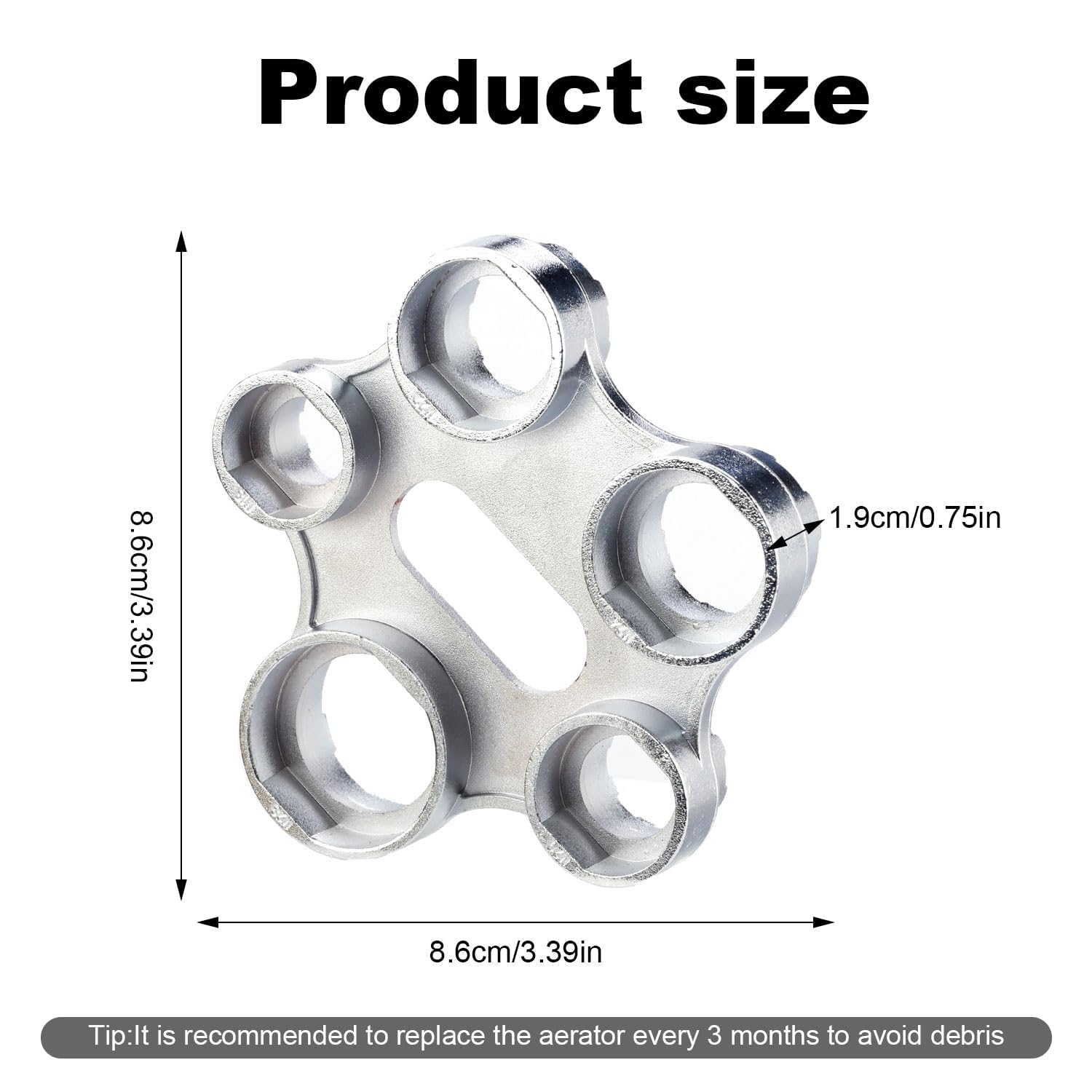Sourcing Map Chiave Per Maschi Regolabile - 3/8-1-1/16" UNC/UNF E M9-M27 - Manico In Plastica - Acciaio Temprato