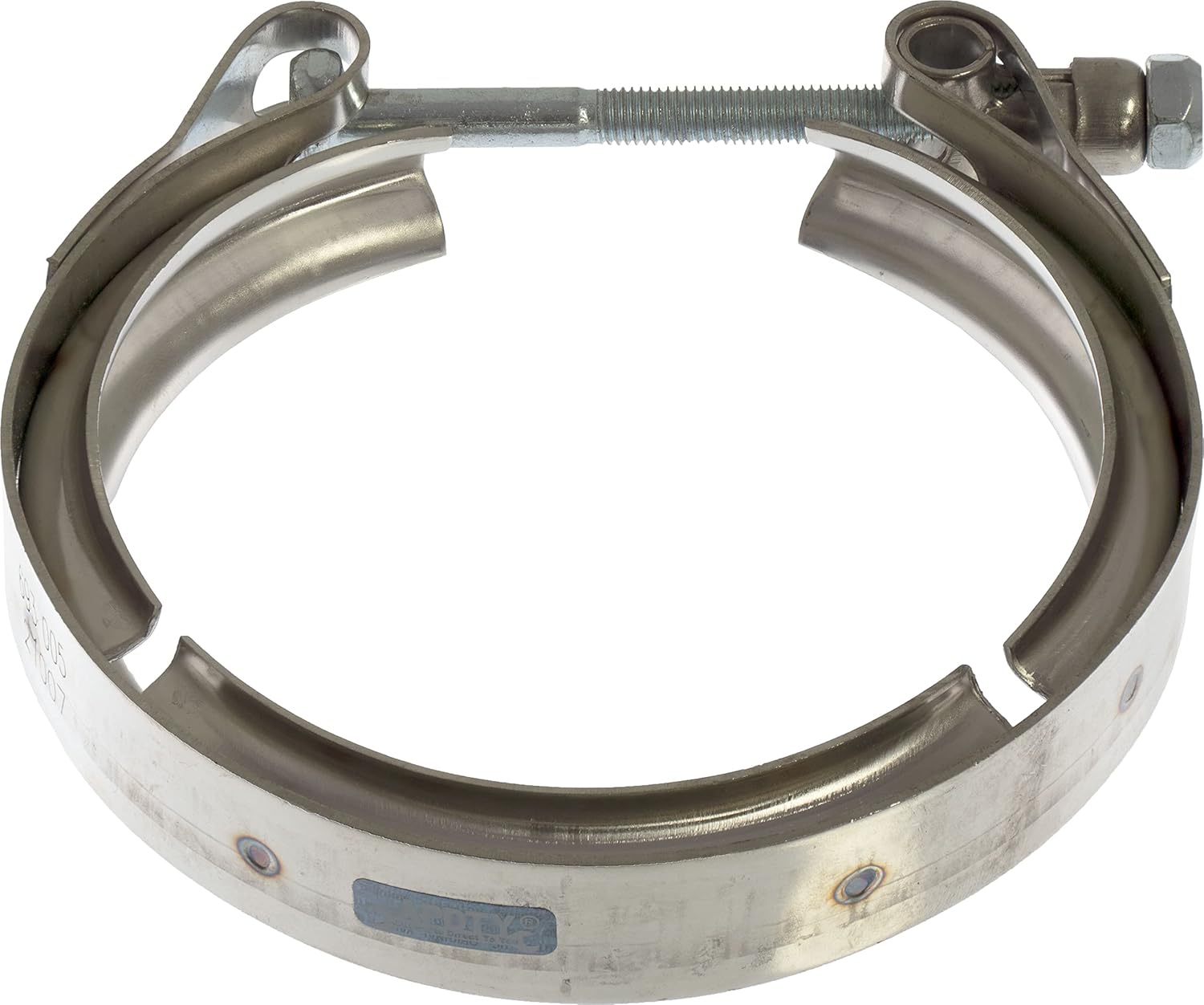 APDTY 118797 Exhaust Turbo Down Pipe Vband VBand Stainless Steel Clamp