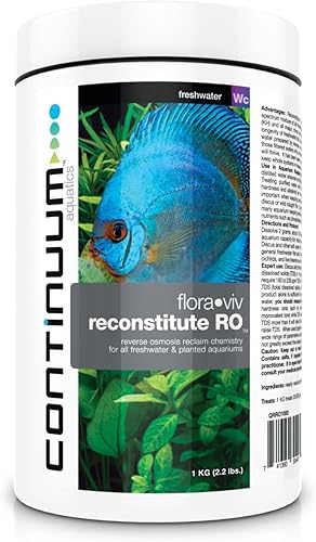 Miniatura 5 de Continuum Aquatics Flora Viv Reconstitute RO - Suplemento de iones minerales de ósmosis inversa para acuarios de agua dulce y plantados