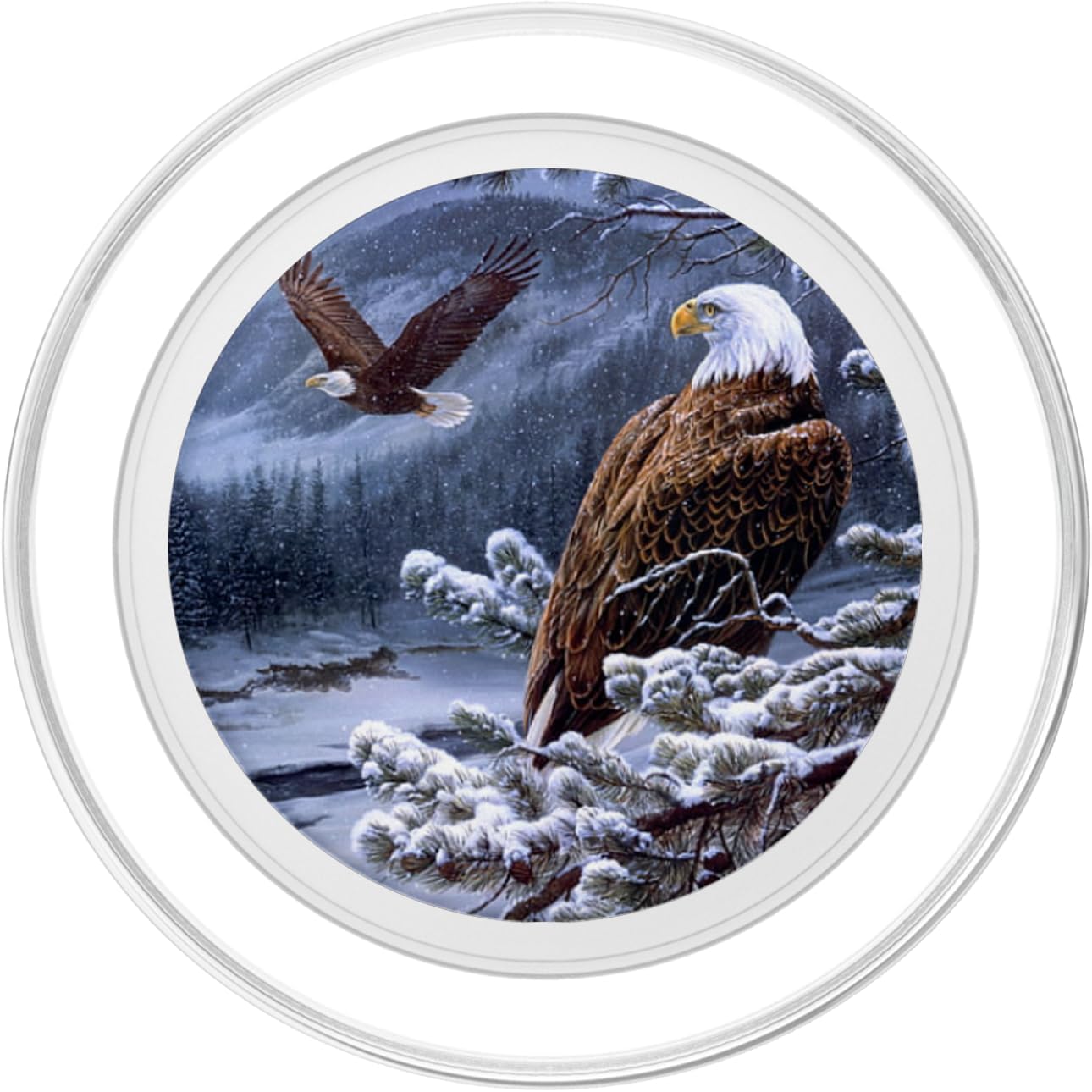 Eagle Bald Americain Eagles lovers Gift PopSockets Grip and Stand for Phones and Tablets PopSockets MagSafe PopGrip for iPhone