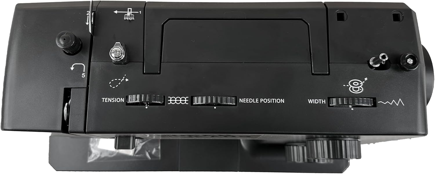 Top view of Jaguar SJ-23 Super Jeans sewing machine controls