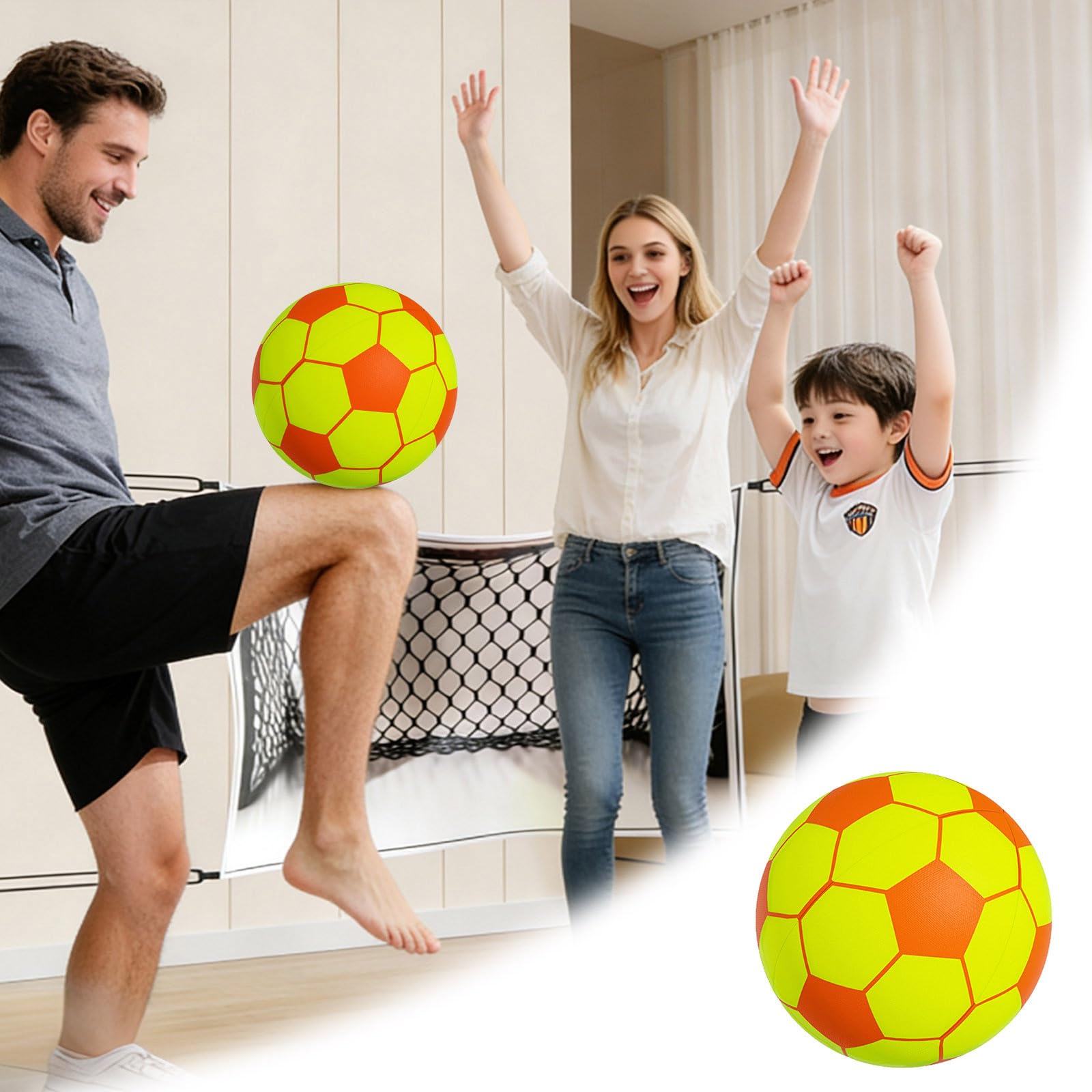2026 calcio per bambini per allenamento gioco sicuro con schiuma PU morbida tecnologia di assorbimento del rumore
