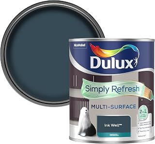 Dulux Simply Refresh Multi Surface Eggsgell Paint - Ink Well - 750ML