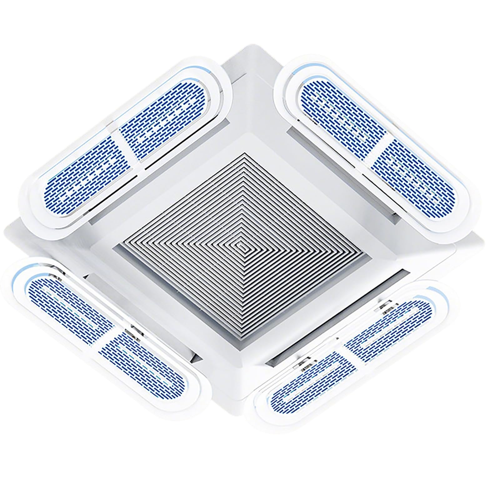 Yccyhq One Color 4Pc Air Deflectors For Ceiling Vents, Redirect Airflow, Vent Deflectors For Home Ceiling, Clip-On Installation
