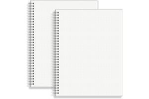 HULYTRAAT Large Spiral Dot Grid Notebook