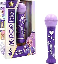 K-Pop Microphone Recorder Toy – Kids Singing Microphone with Record & Playback, Lights & Sound Effects, Music Role Play Toy for Children
