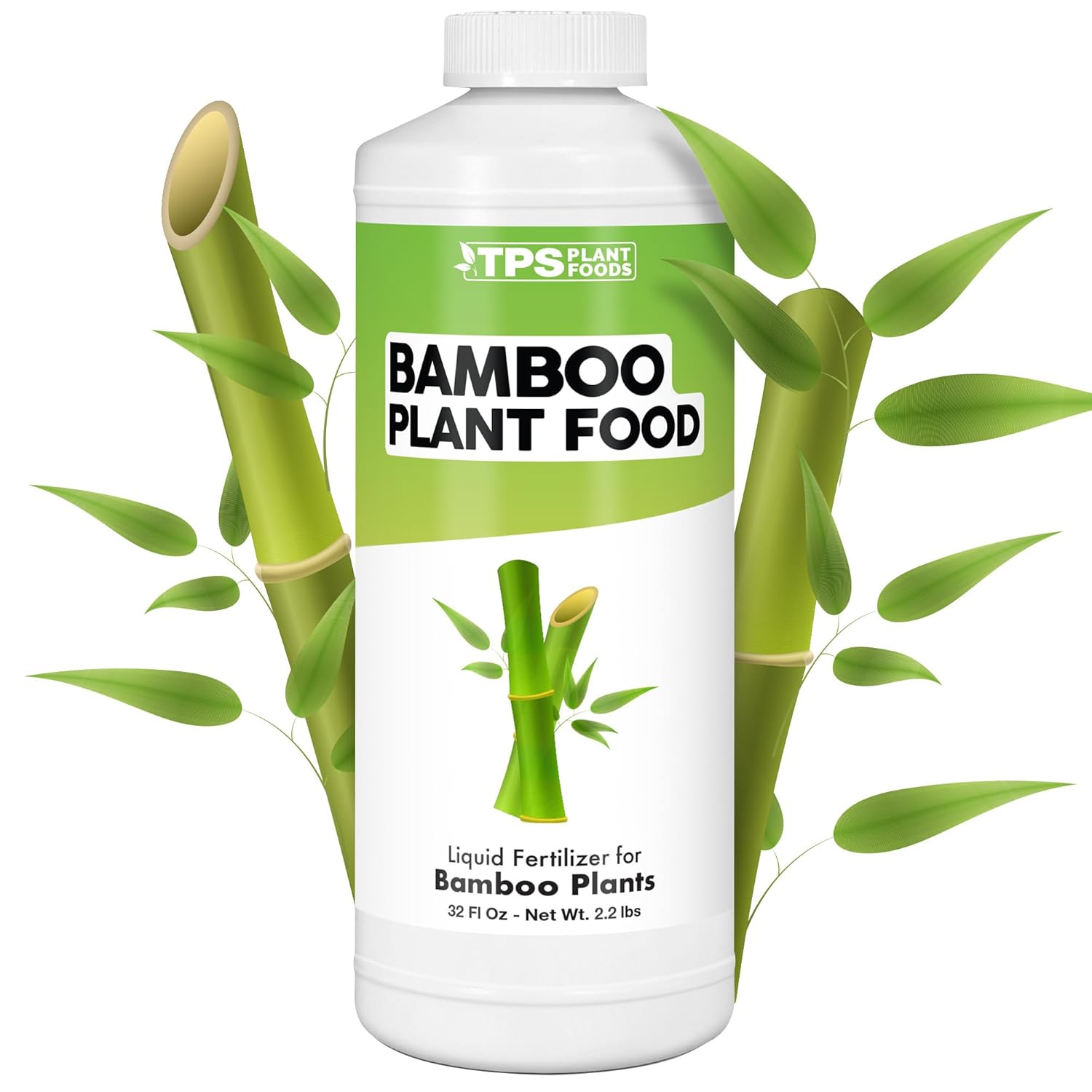 Bamboo Plant Food – Liquid Plant Food for New Shoot Growth, Rich Green Leaves & Strong Root Development, 32 oz
