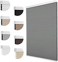 Vista 1 de MYshade Persianas celulares opacas, sin cordón, persianas para ventanas, persianas para ventanas, persianas de panal para ventanas de interiores