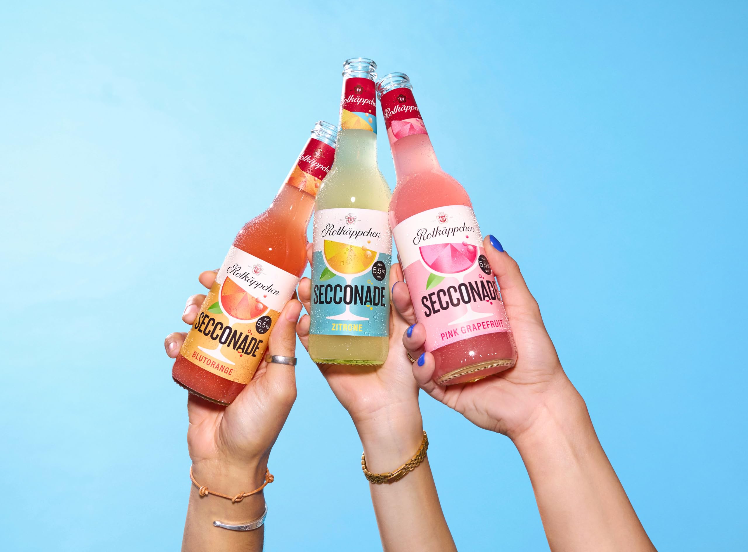 Rotkäppchen Secconade Blutorange (12x 0,33l) – Limonade trifft Secco- Der natürliche Blutorangen-Kick unter den Spritz-Drinks