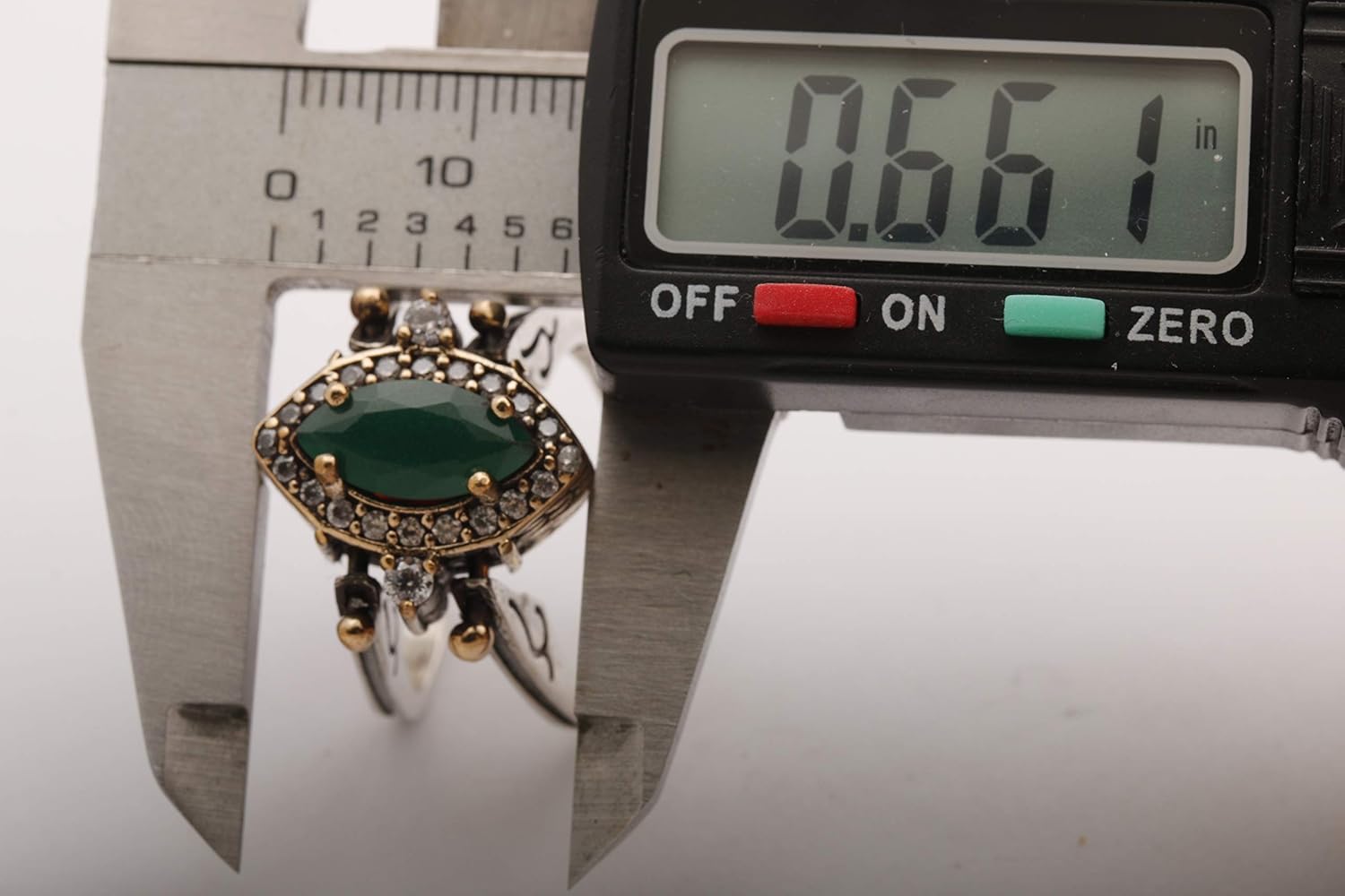 Elegant Reversible 925 Sterling Silver Ring for Women Jewelry - Handcrafted in Turkey, Featuring Marquise Cut Ruby Emerald Jade and Round Topaz 925 Sterling Silver Ring Size Options
