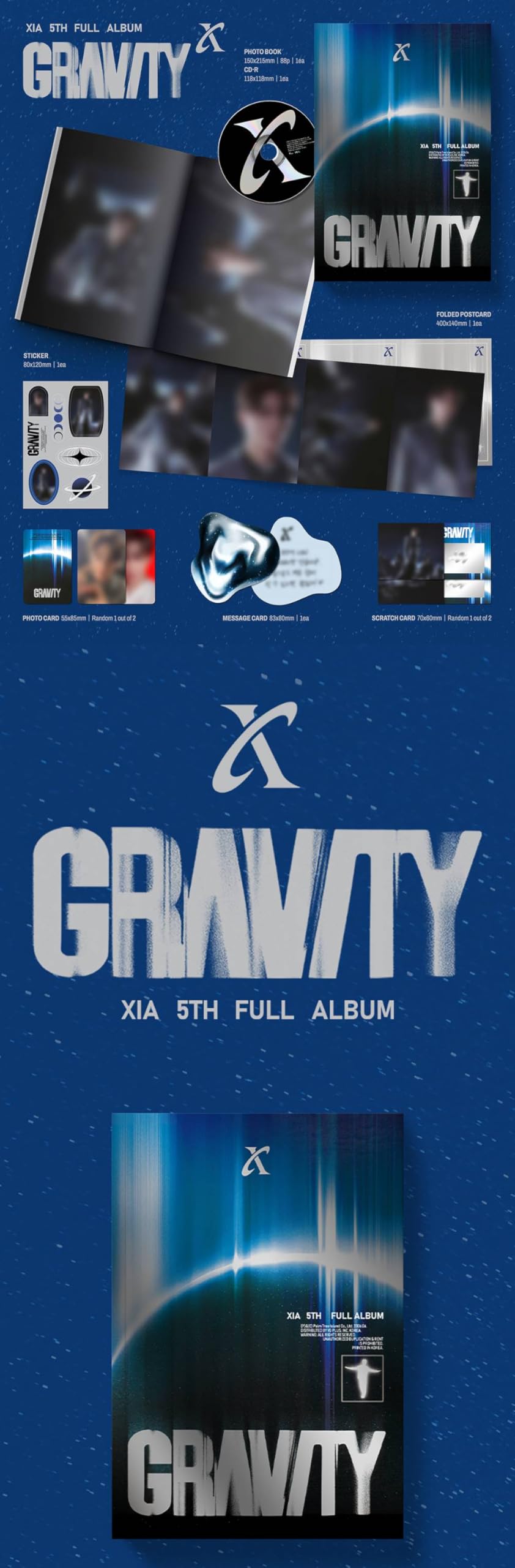 Amazon.co.jp: KIM JUNSU (ジュンス/XIA) - 5th Full Album [ GRAVITY