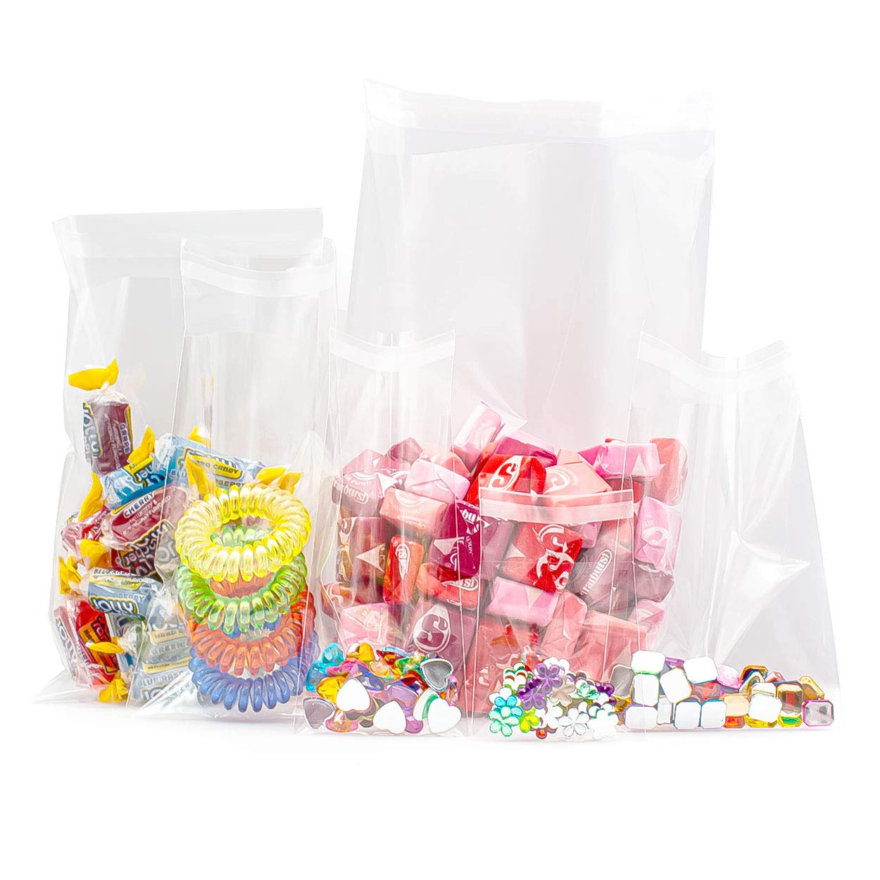 KnitialClear Resealable Cellophane Bags Gift Cello Bags (4 x 6)