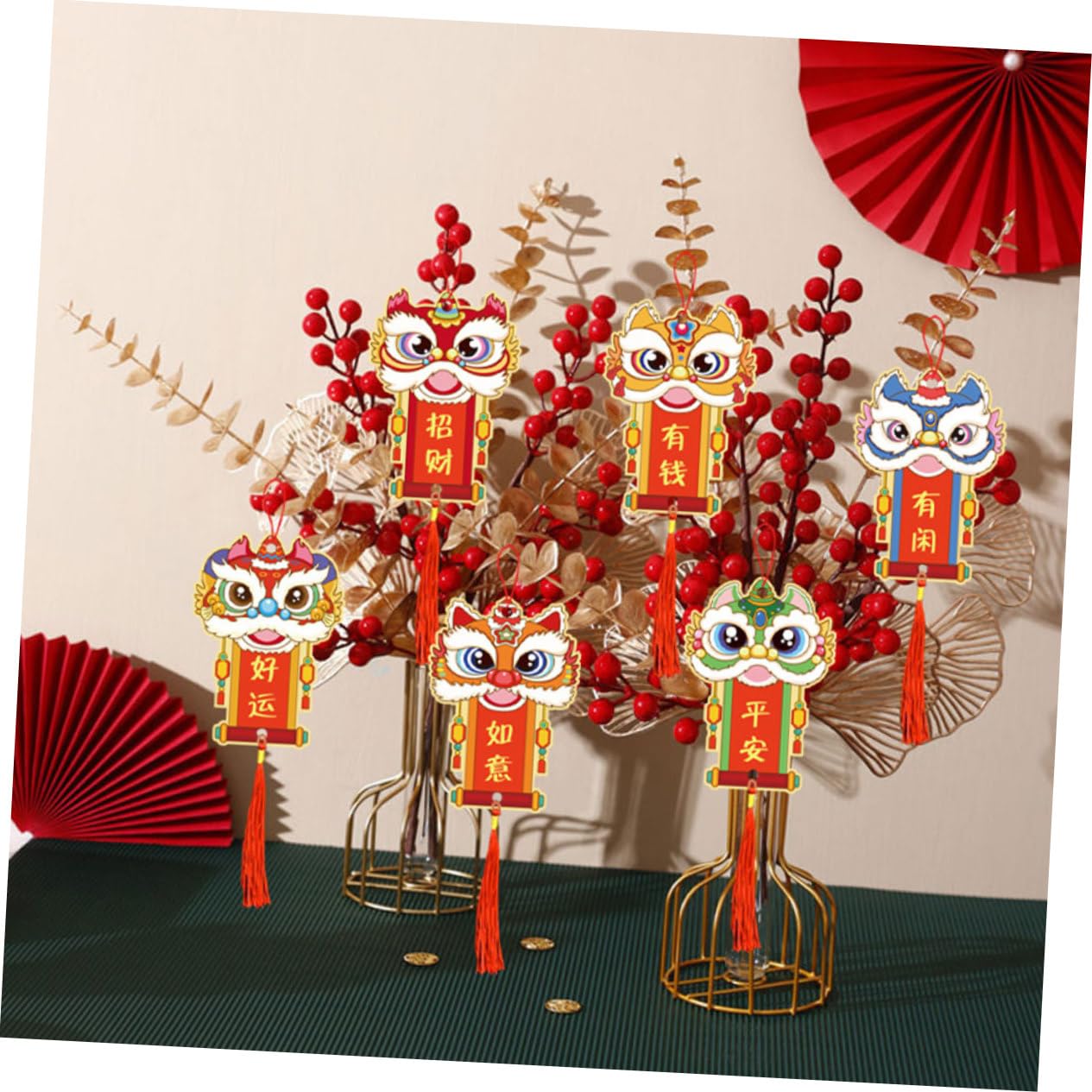 Chinees Nieuwjaar Leeuw Hanger - 2D Acryl