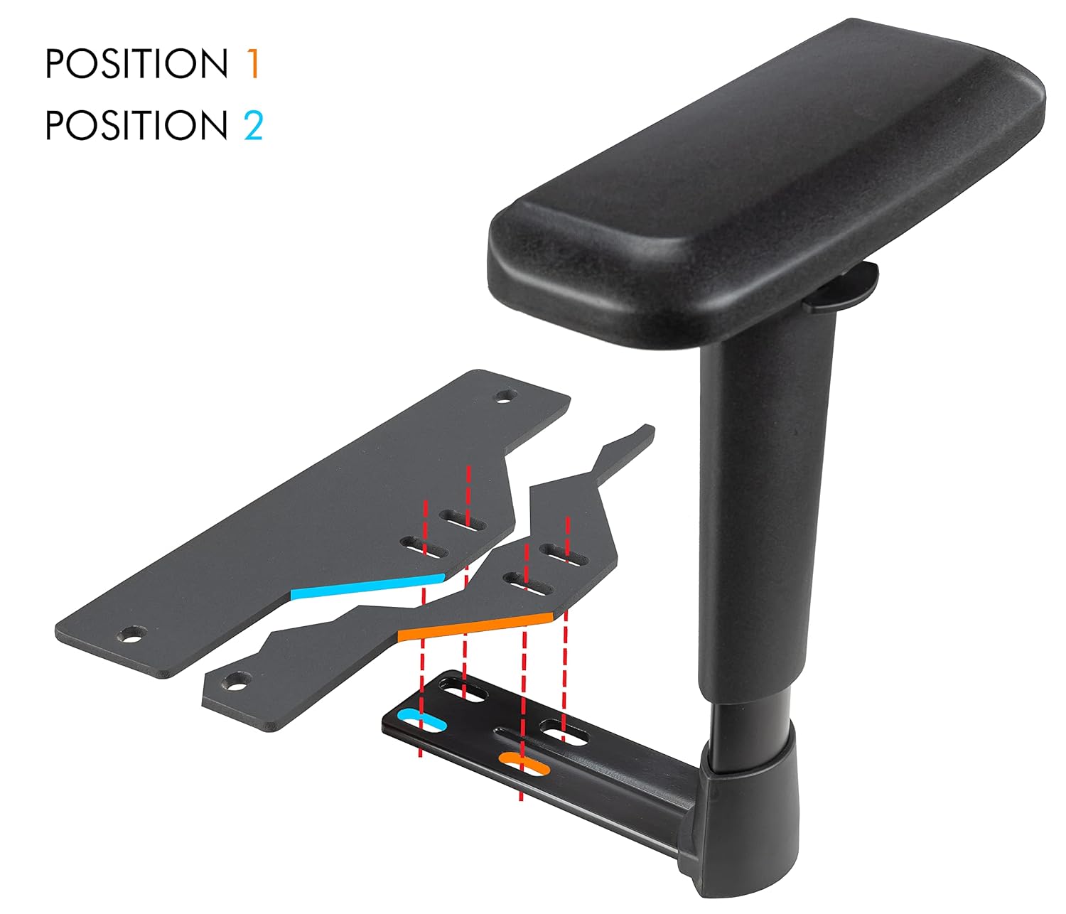 SimFab Armrest Kit With 4way Adjustment. Proprietary Design And Compatible and OpenWheeler Racing And Flight Simulators