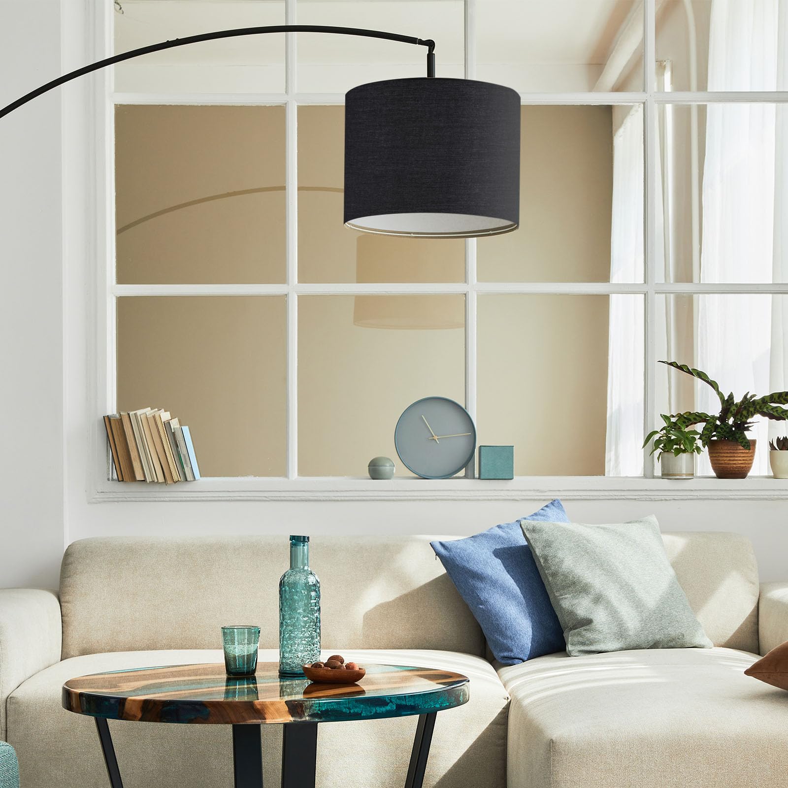 Lot De 4 Bagues D'abat-jour DIY - Diamètre 100 Mm, Avec Adaptateurs E27 Vers E26/E14 - Pour Création Lampe Tambour