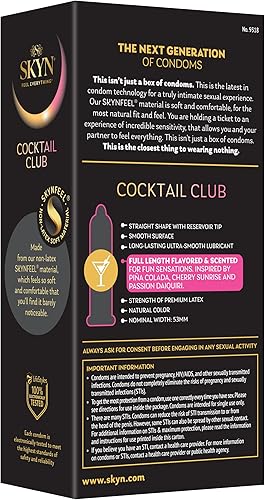 Miniatura 8 de Lifestyles Skyn Cocktail Club Premium - Condones con sabor