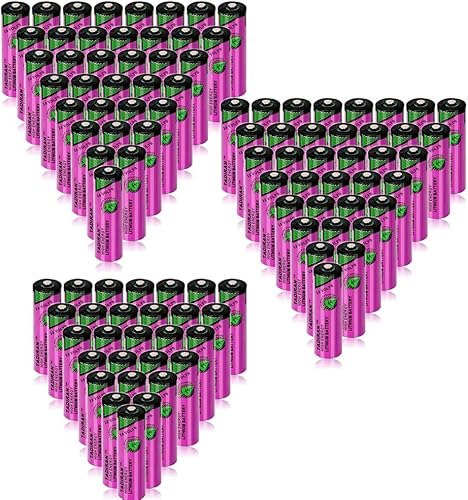 XIAOXX (100 unidades) 3.6V 2400mAh TL-5903 AA batería de litio SL-360 TL-2100 PLC 6ES7971-0BA00 para Siemens S7-400 ER14500 PLC máquina para 2.4Ah