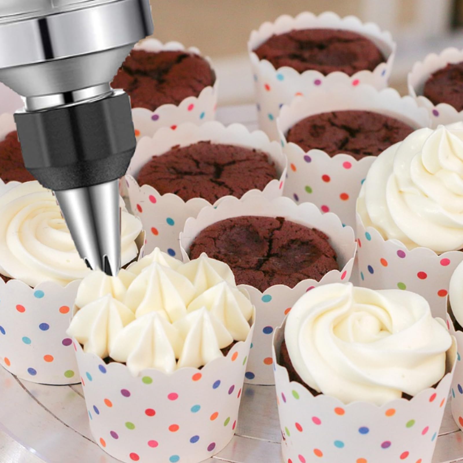 Ensemble de 34 pièces Douille Patisserie Seringue Alimentaire Ustensiles P pâtisserie Poche a douille patisserie patisserie accessoire pour Biscuits Cuisine Boulangerie Dessert