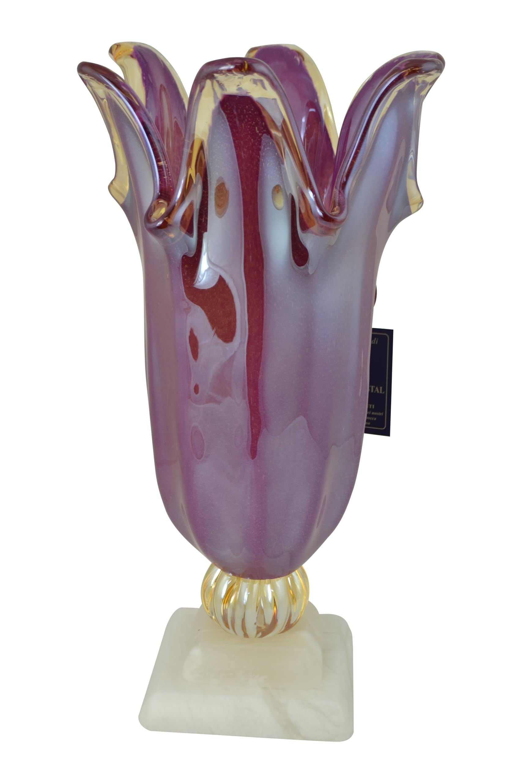 工芸品 Murano Glass Vase (Purple) 工芸品 Murano Glass Vase (Purple) Vase Murano, Violet Glass