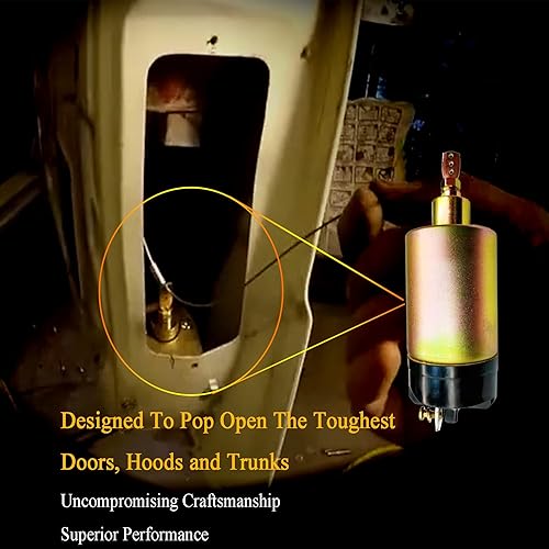 Miniatura 5 de LLNSEAUTO Kit Popper Kit de reemplazo de solenoide para puerta afeitada, 100 libras, barra caliente para ratas (100 libras)