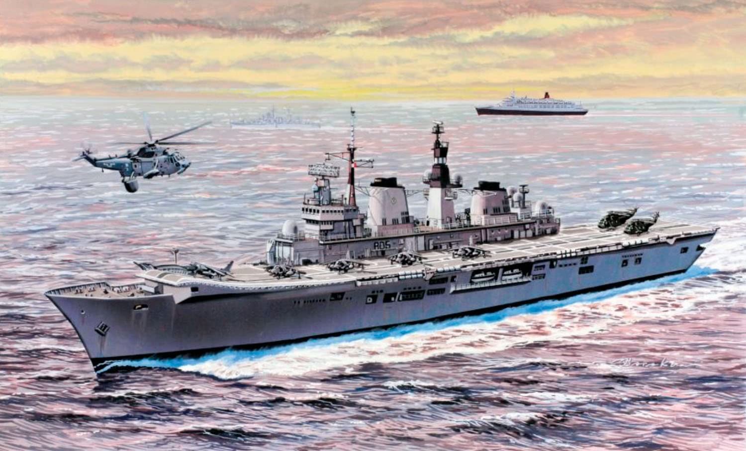 Amazon | ドラゴン 1/700 イギリス海軍 航空母艦 インヴィンシブル
