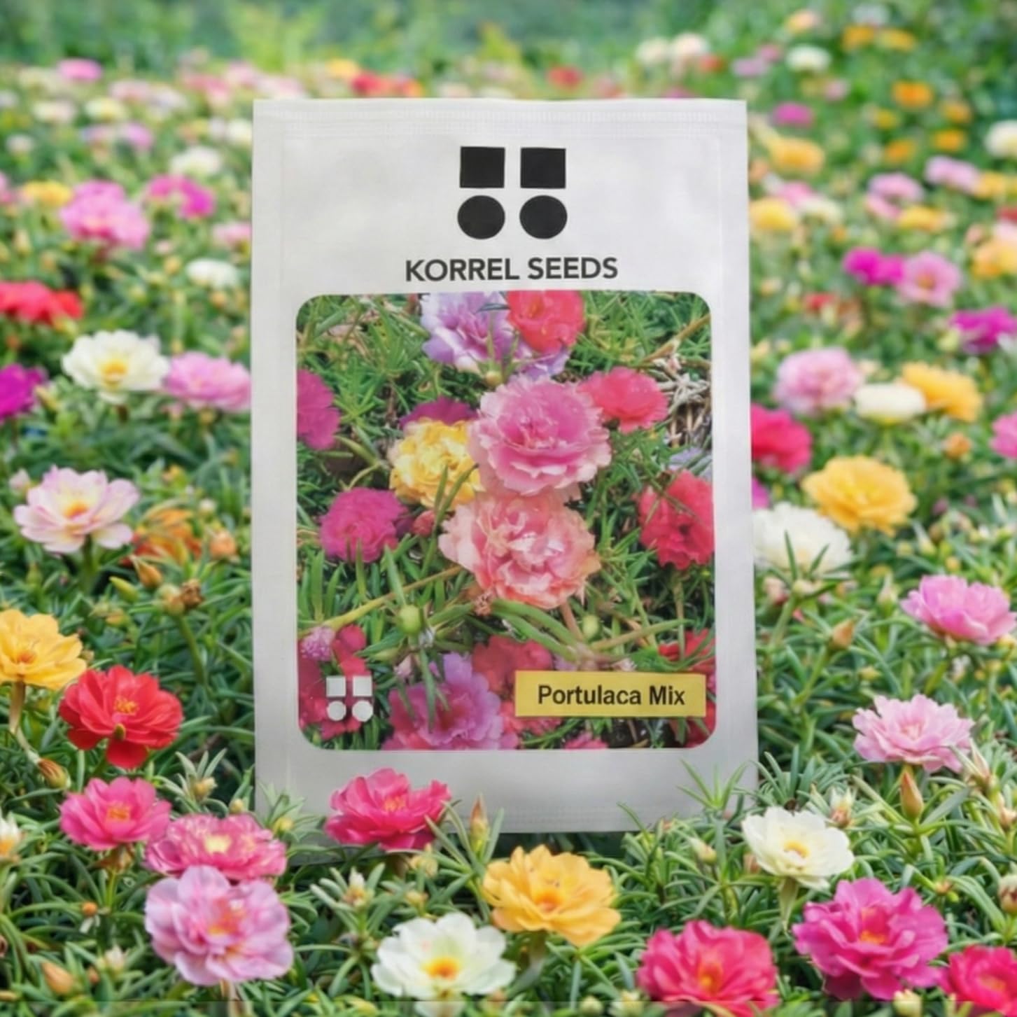 Portulaca Mix Flower Seeds (Open Pollinated) | Moss Rose / 9 O’Clock Flower | Easy Summer Blooming Plants for Pots, Balcony & Garden | Colourful Ground Cover Flowers (500 Seeds)-picture-30
