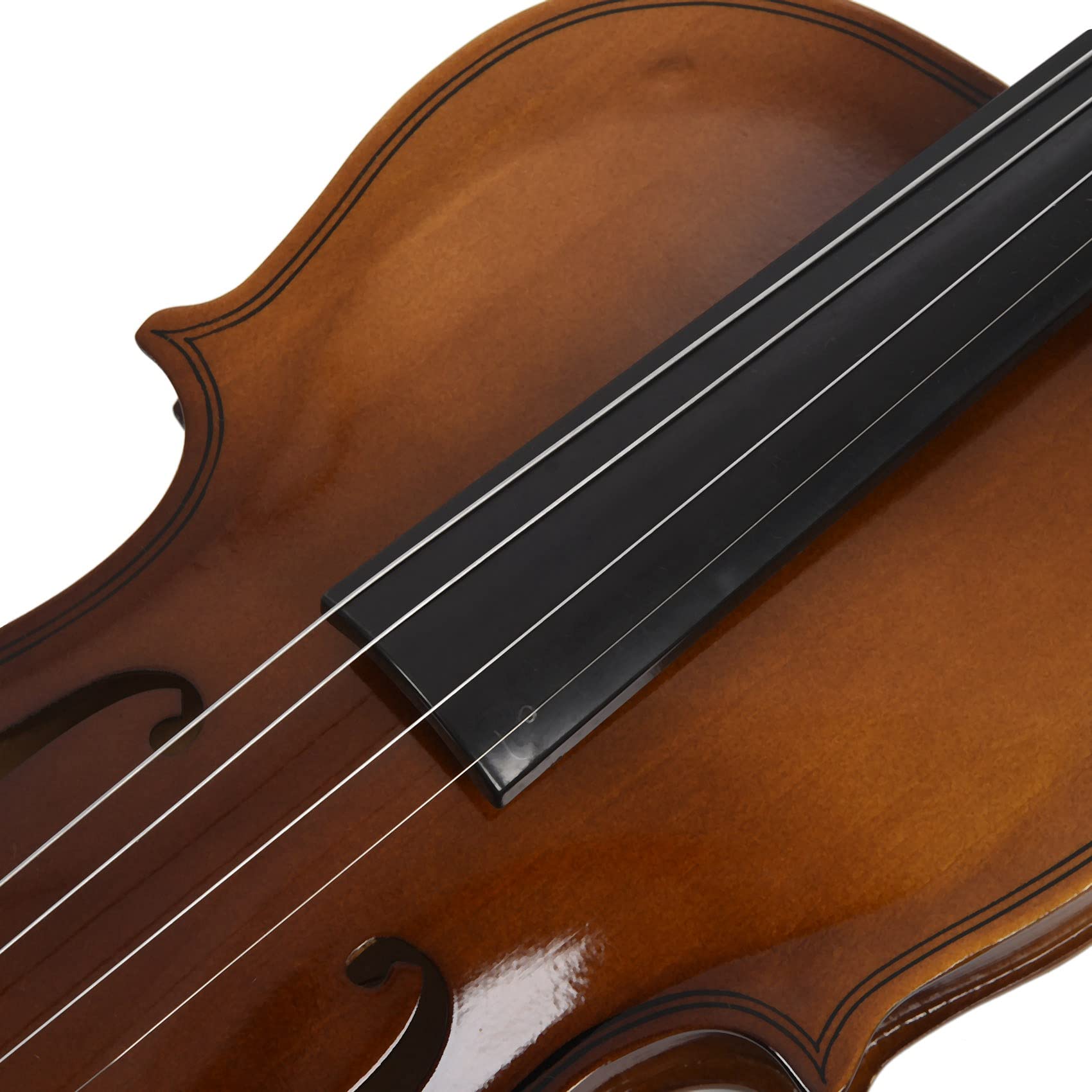 Violino acustico 4/4 a grandezza naturale in legno con archetto colofonia violino