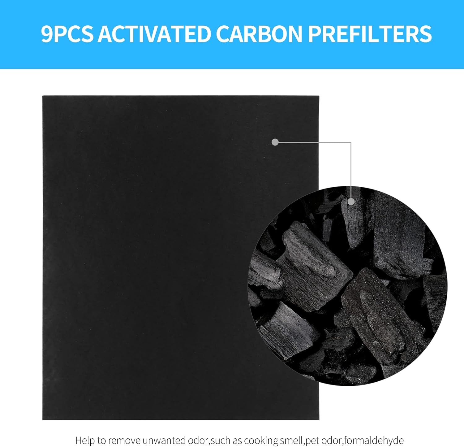 3-Pack AP-1512HH Replacement Filter, Compatible with Coway AP-1512HH Mighty and Airmega 200M Air Purifiers, Part# 3304899, with 9 Extra Carbon Filters - Image 4