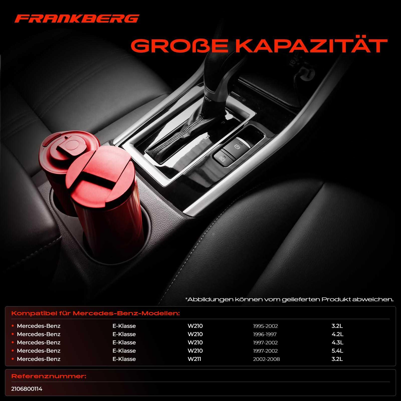 Frankberg Cupholder Getränkehalter Vorne Mitte Replace# 2106800114