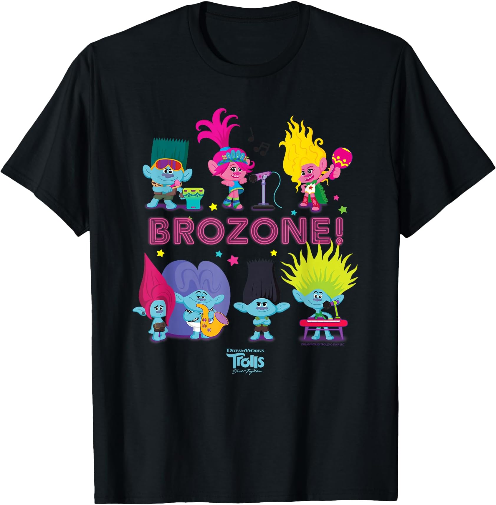 DreamWorks Trolls Band Together BroZone Poppy and Viva T-Shirt