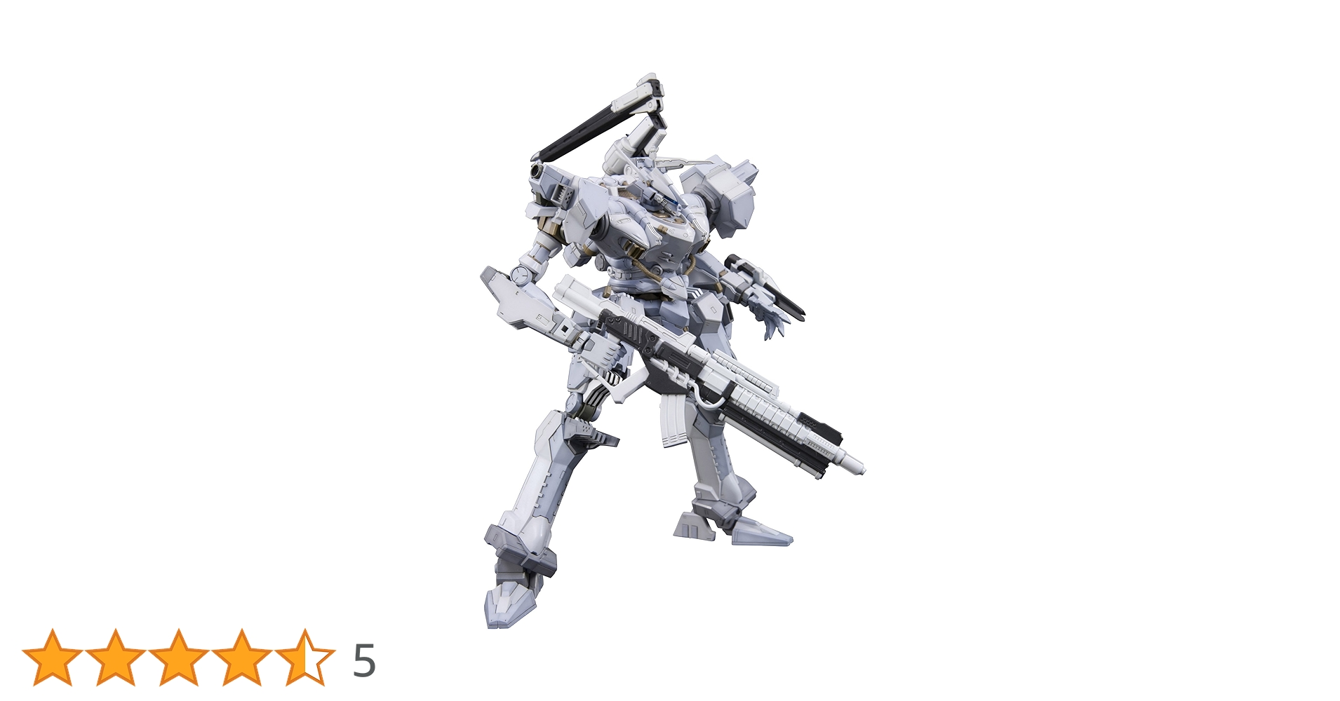アーマードコア プラモデルセット ホワイトグリントなど計4種 アスピナ ホワイト・グリント ARMORED CORE 4 Ver. (プラモデル