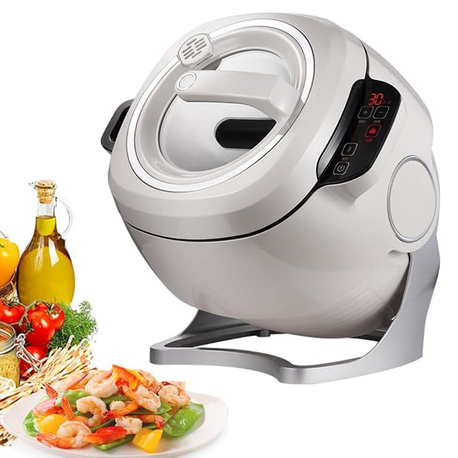 Machine de cuisson automatique 6L robot électrique pour sauté et ragoût