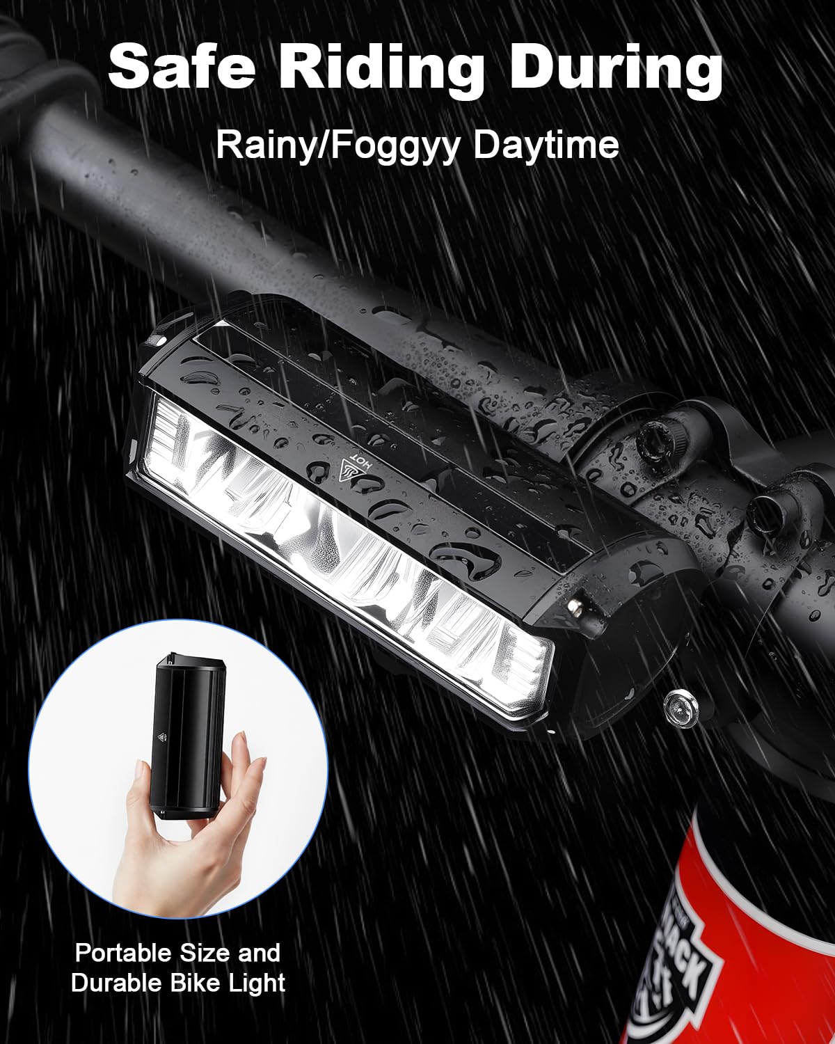 Faro delantero para bicicleta