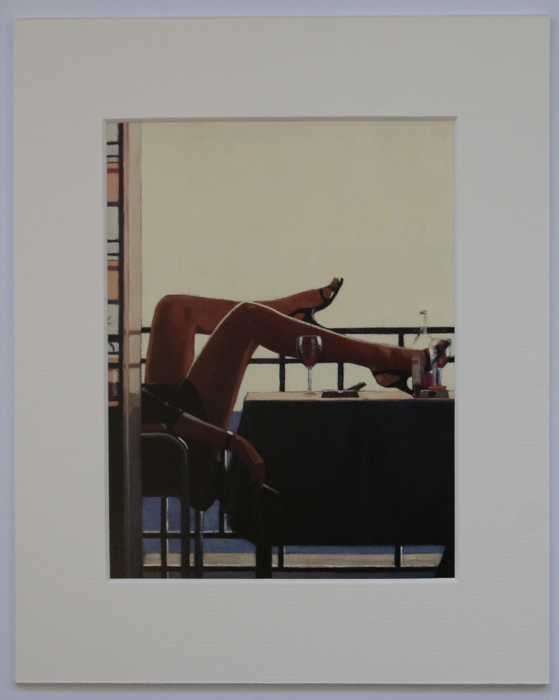 The Temptress by Jack Vettriano Mounted Art Print Picture (10" x 8" - 25cm x 20cm) Unframed