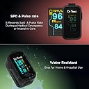 Dr Trust USA Signature Series CE & USFDA Approved Finger Tip Pulse Oximeter With Audio Visual Alarm, Blood Oxygen Saturation SPO2 & Heart Rate Monitor (Midnight Black) gallery image
