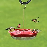 Vista 2 de Aspects HummZinger HighView 12 Oz Hanging Hummingbird Feeder - 429, Red