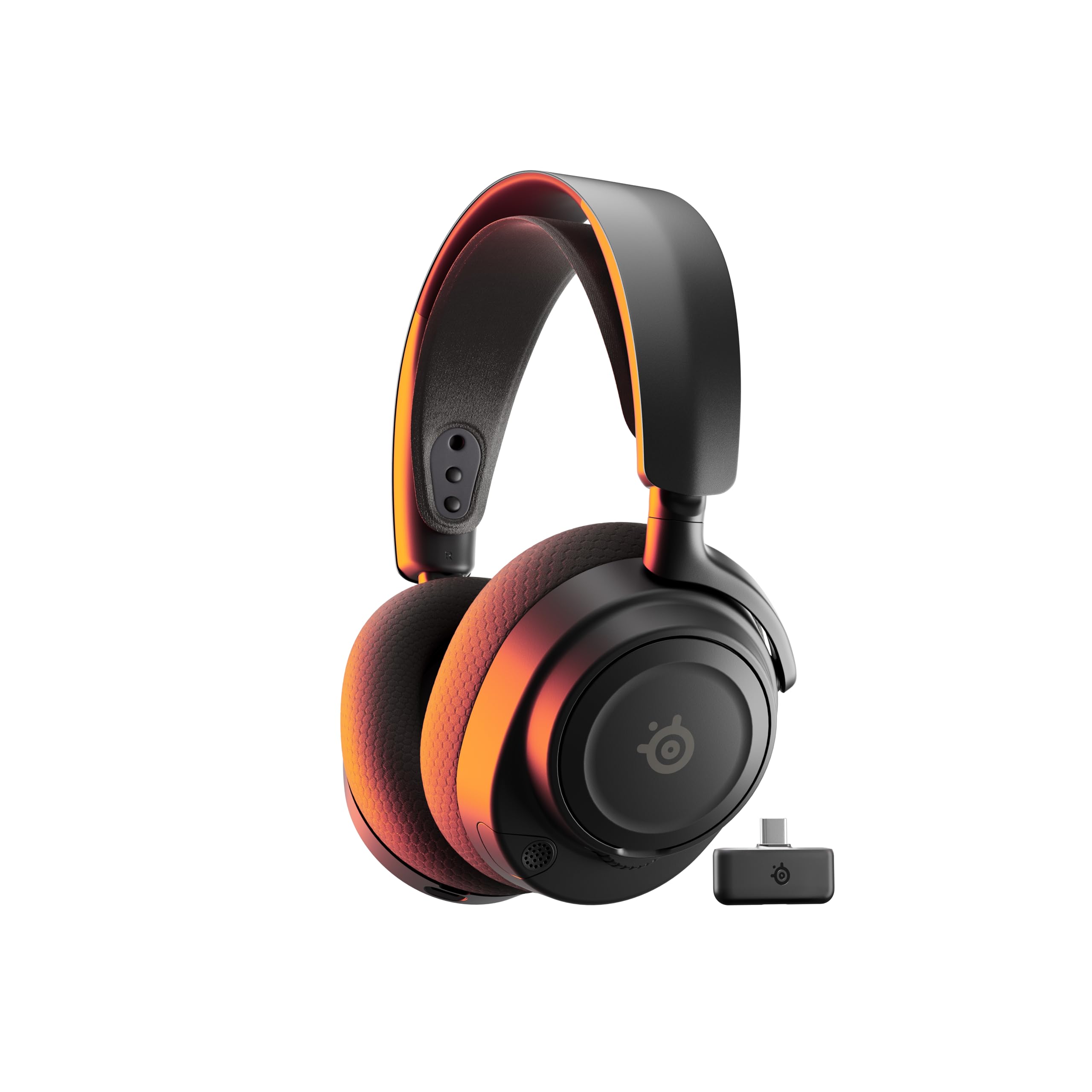 SteelSeries Arctis Nova 7 Wireless Gen 2 Auriculares gaming multiplataforma -Control de app en tiempo real -Más de 50 horas -Controladores magnéticos de neodimio -2,4 GHz y Bluetooth -PC,PS5,Switch1/2