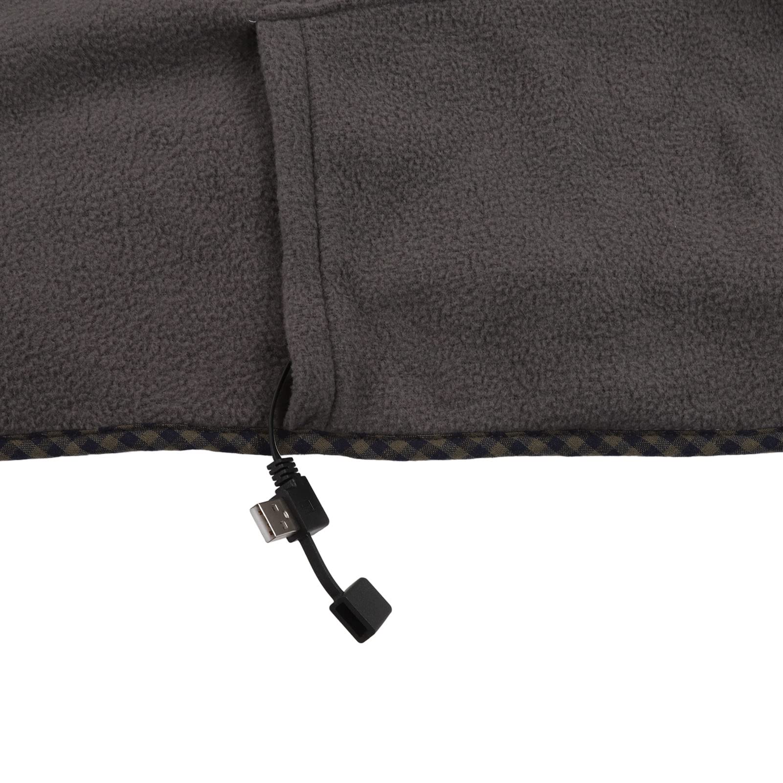 Coperta Riscaldata Elettrica, Coperta Riscaldata USB in Poliestere Riscaldamento Rapido con Area di Riscaldamento Più Ampia Morbida Leggera per Studenti Impiegati Uso del Divano Letto di Casa