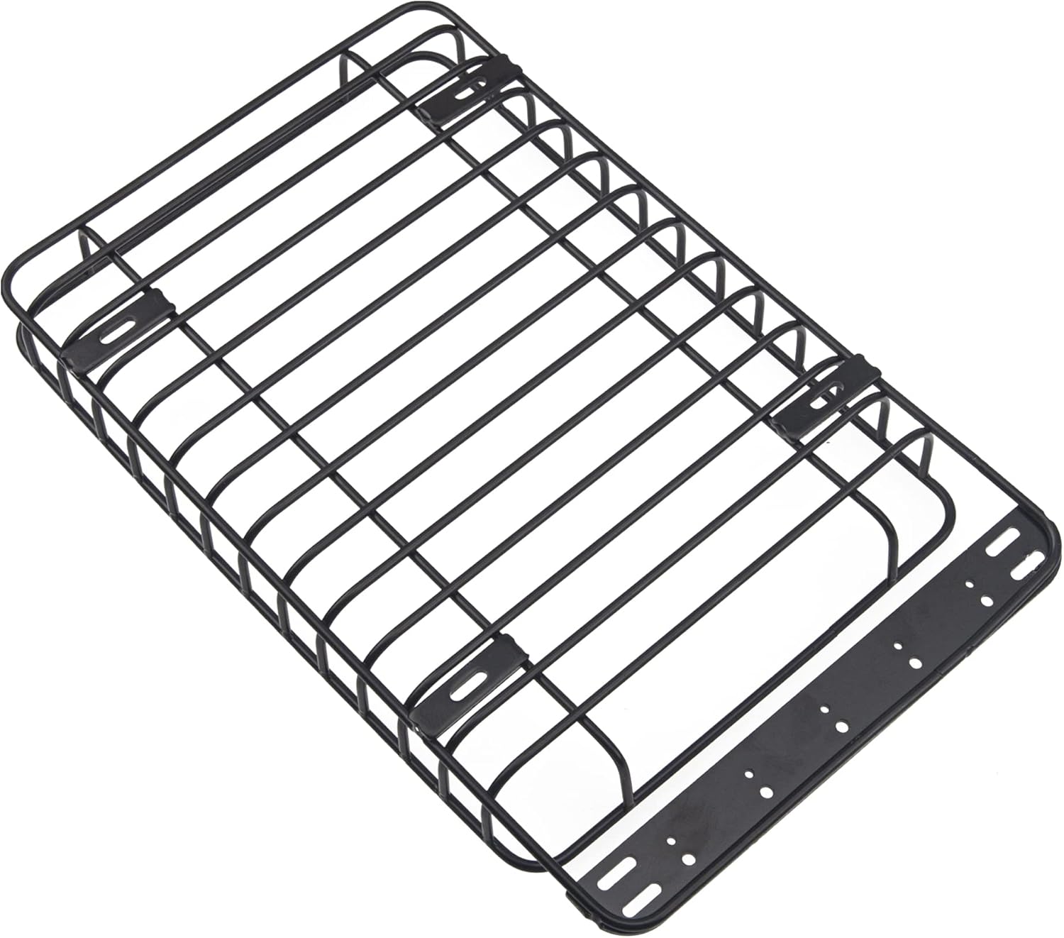 ShareGoo RC 1/10 Metal Roof Rack Luggage with 40Led Roof Light Bar Compatible with Traxxas TRX4 Axial SCX10 90046 Tamiya CC01 D90 Wrangler 1/10 RC Crawler Car