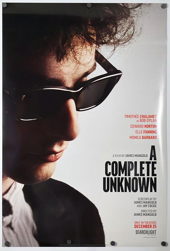 A COMPLETE UNKNOWN MOVIE POSTER 2 Sided ORIGINAL 27x40 2024