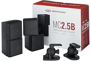 Bose Cube Speakers: MC2.5B Dual 2.5" Black Mini Surround Sound Swiveling Speaker Pair