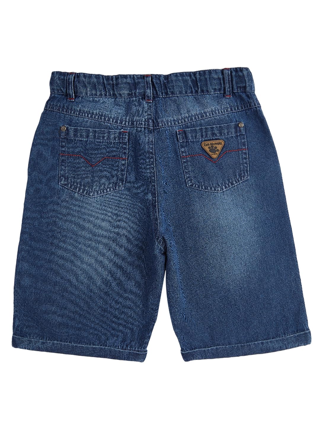 Cub McPaws - Pantalones cortos de mezcla de algodón para niños de 4 años, elegantes pantalones cortos grises, 4 años a 5 años