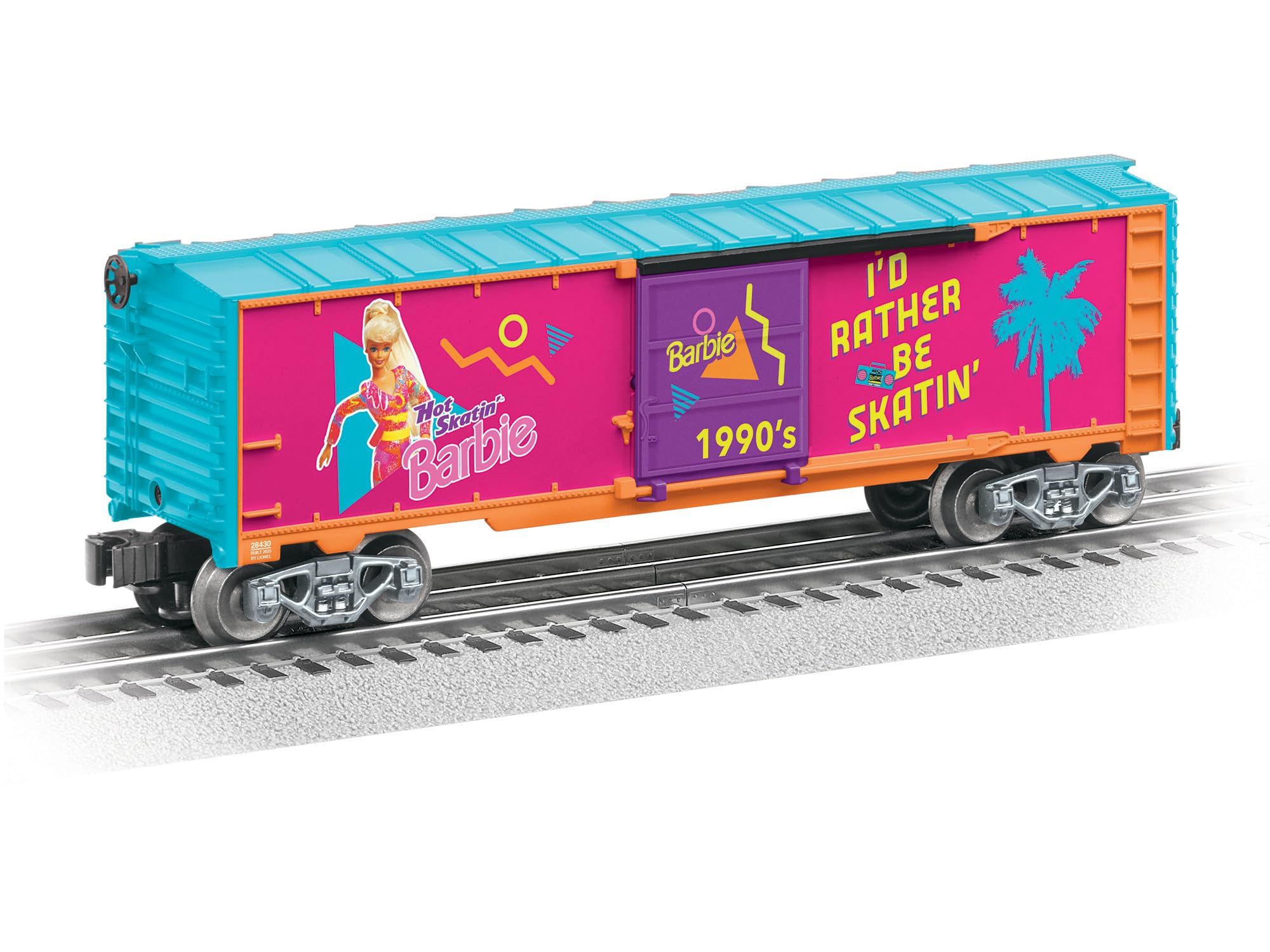 Amazon.com: Lionel Mattel Barbie 1990s O Gauge Model Train Boxcar