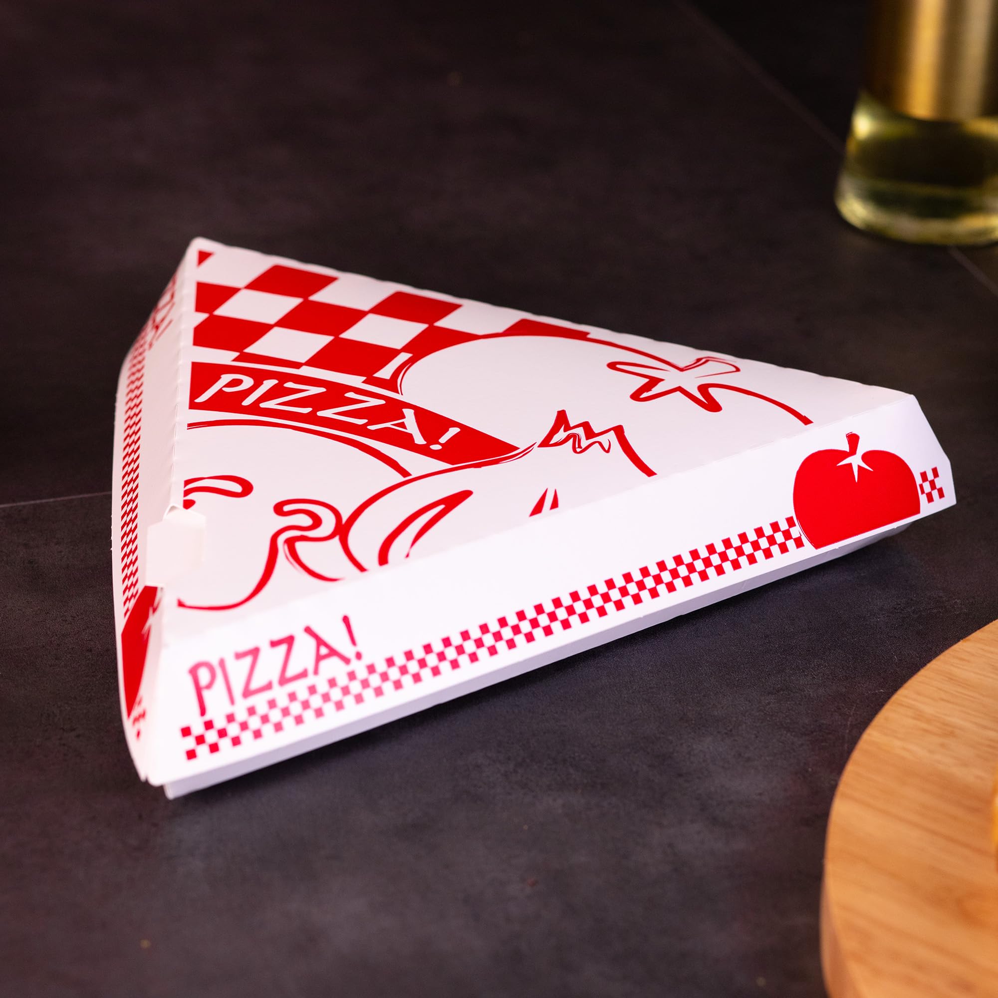 Amazon.com: SCT 07196 Paperboard White Pizza Slice Clamshell Food
