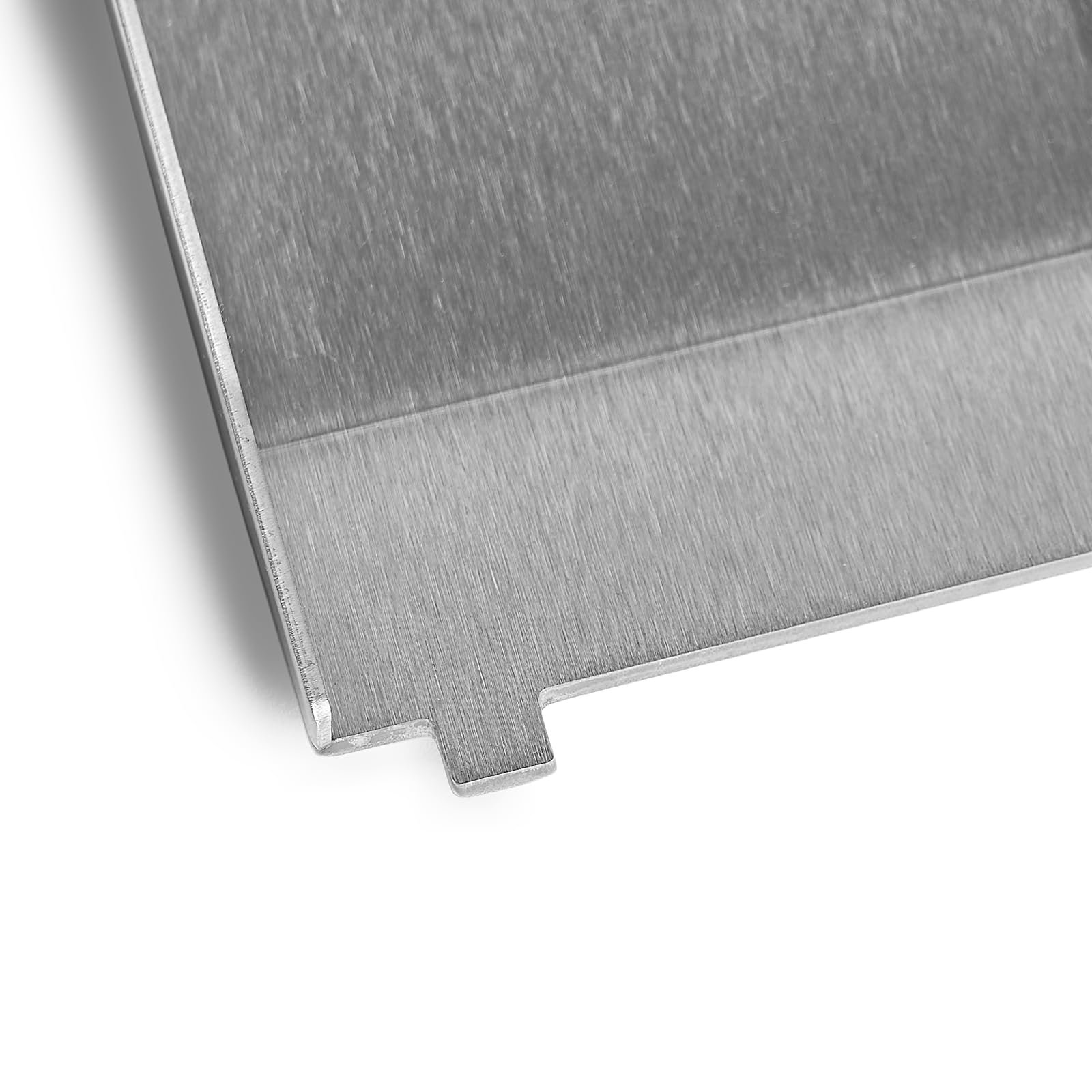 BURNHARD® Plancha Grillplatte Edelstahl für Gasgrill JONES, 3mm Materialstärke, Pfannenfunktion, spülmaschinengeeignet, ideal für Fisch, Burger, Eier & Beilagen - 18,9 cm x 29,2 cm x 1,5 cm
