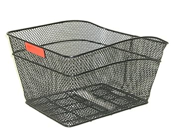 年代物　網かご Amazon.co.jp: メッシュ後カゴ(固定式) ブラック 18007