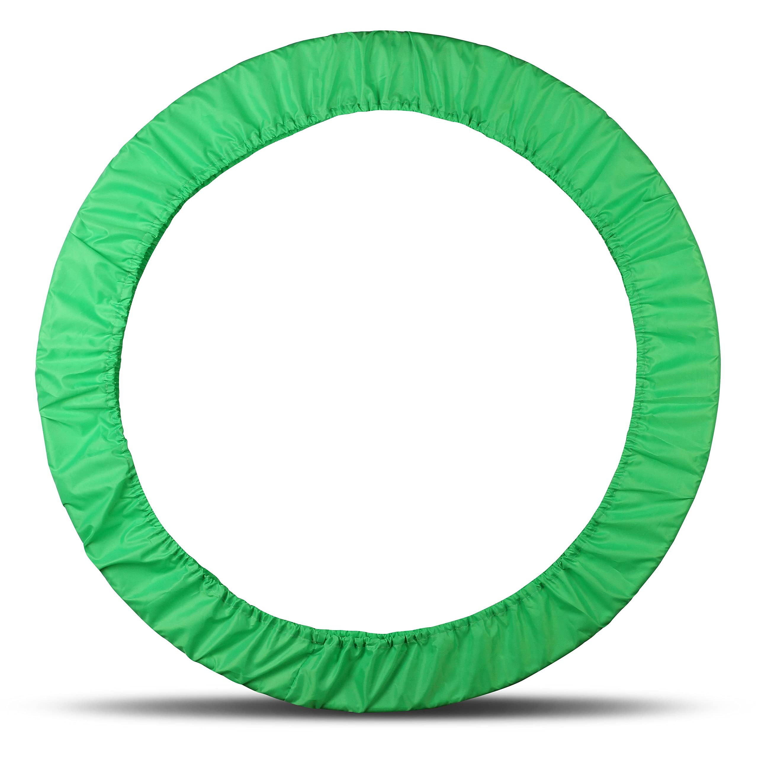 DRUNA Rhythmic Gymnastics Hoop Cover Indigo Universal Size 60-90 cm | Ideal for Competitions and Trainings (Light Green)