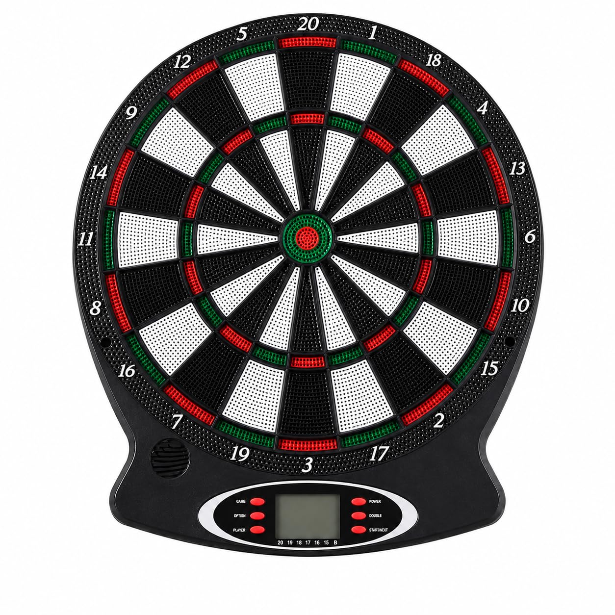 Electronic Dart Board Game 43cm with LCD Digital Scoring Display, Battery Operated Soft Tip Dartboard for Kids Adults Family Indoor Games Room Party Fun (43cm)